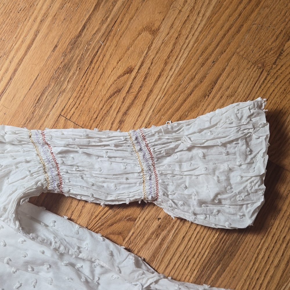 Anthropologie Where Mountains Meet Branson swiss dot embroidered high-low dress - Picture 5 of 10